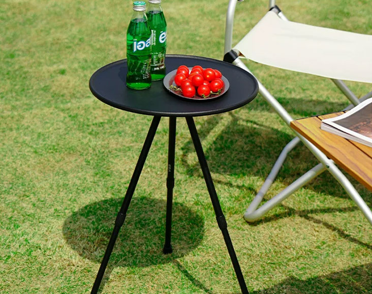 戶(hù)外露營(yíng)折疊桌子桌椅折疊升降小圓桌